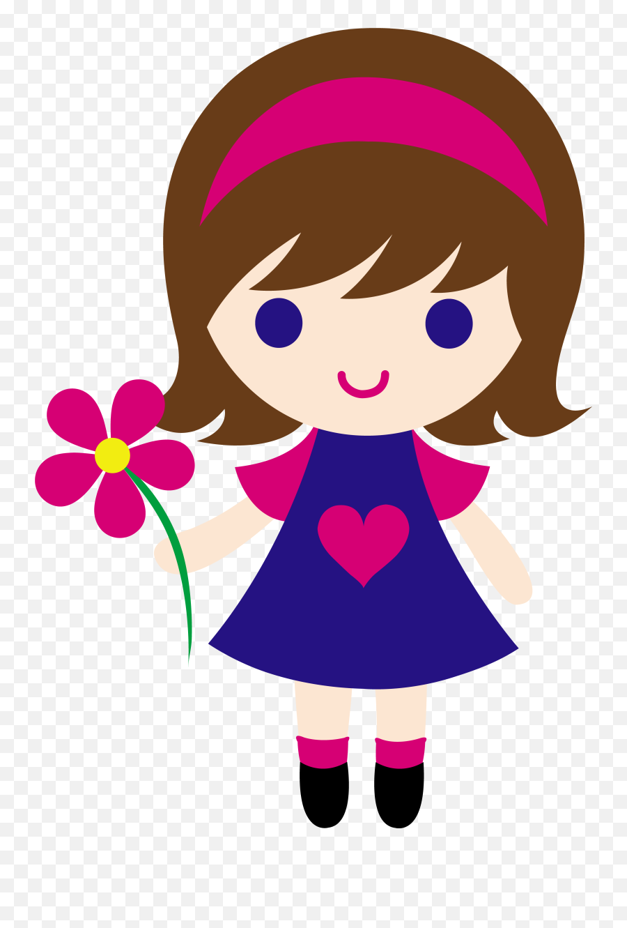 Organized Girl Clipart - Little Girl Clipart Emoji,Whip Nae Nae Emoji
