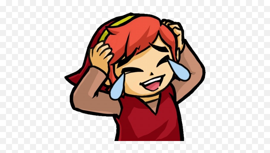 Link With Tears Of Joy - Triforce Heroes Link Emoji,Laughing Crying Emoji