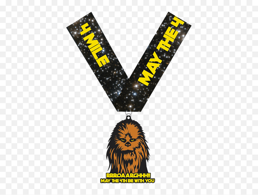 May The 4th Be With You 4 Mile - Clip Art Emoji,Chewbacca Emoji