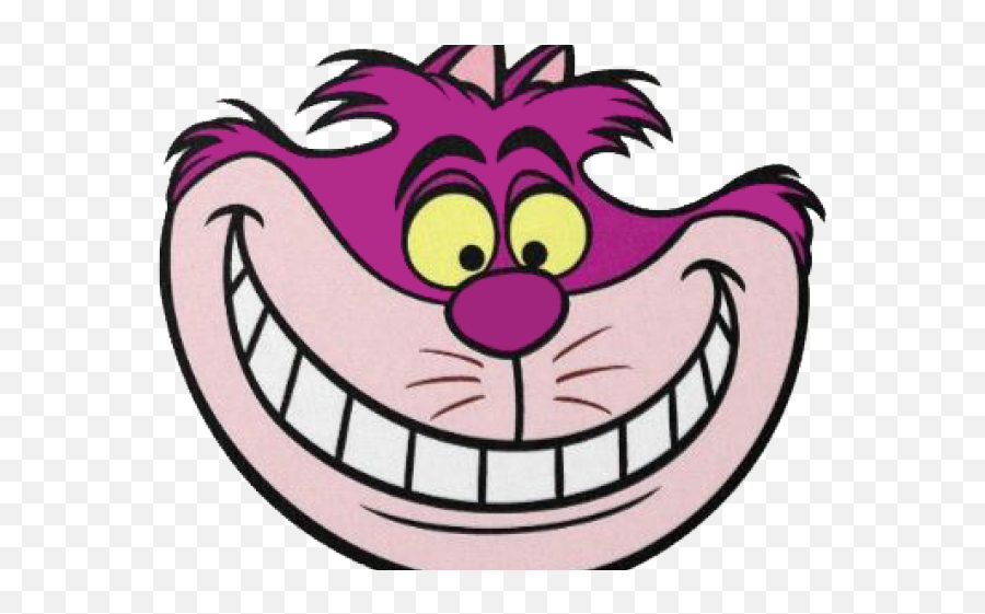 Cheshire Cat Clipart Smile - Alice In Wonderland Cheshire Cat Smile Emoji,Cheshire Cat Emoji