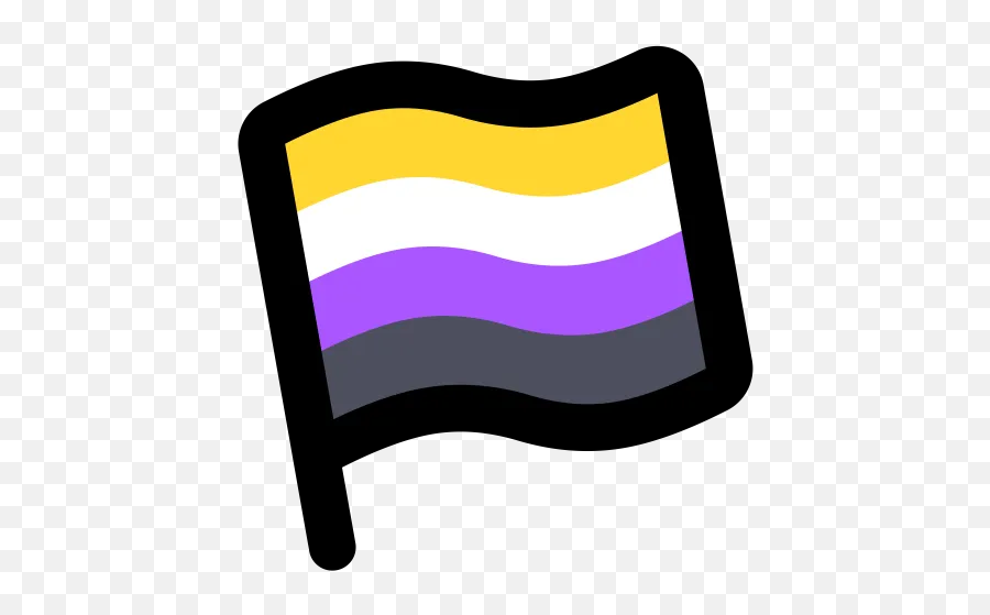 Pride Icon Maker Non Binary Flag Icon Emoji Emoji Pride Flag Free Transparent Emoji Emojipng Com - roblox non binary