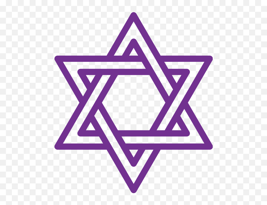 Star Of David Png Clip Art - Purple Star Of David Emoji,Star Of David Emoji