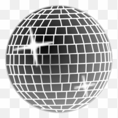Bw Disco Png Svg Clip Art For Web - Roller Party Invitations Emoji