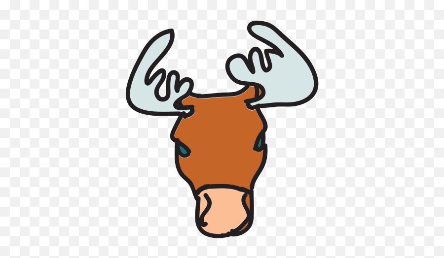 Moose Icon - Deer Emoji,Moose Emoji