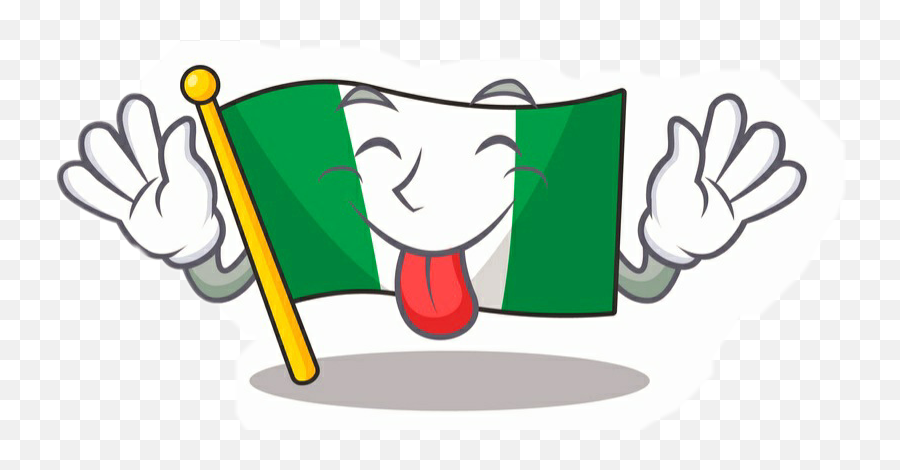The Newest Nigerian Stickers - Nicaragua Flag Face Pictures Funny Emoji,Nigerian Flag Emoji