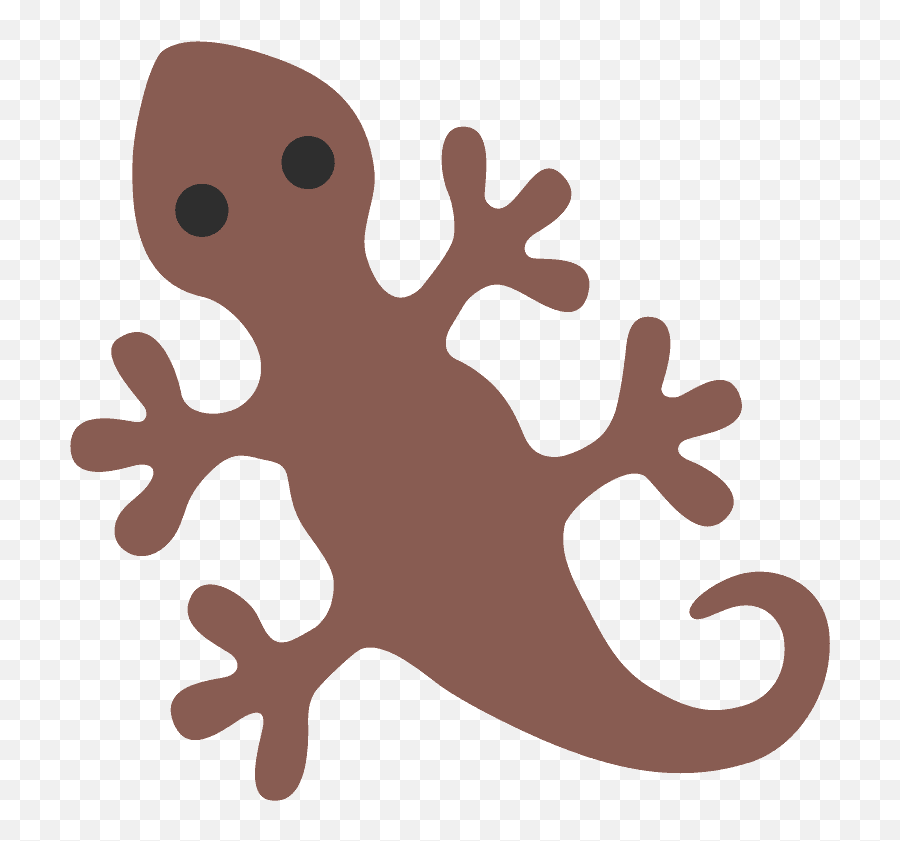 Lizard Emoji Clipart - Android Lizard Emoji,Google Turtle Emoji