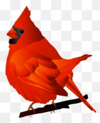 Free Cardinal Clipart - Bird Art Emoji