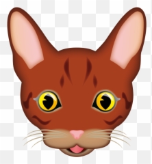 Balinese Cat - Yawns Emoji