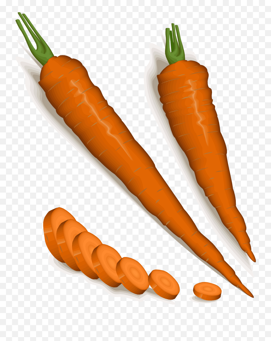 Orange Carrots Vector Clipart Image - Cut Carrot Clipart Emoji,Cowboy Emoji Discord