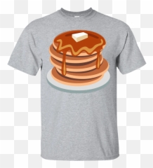 Pancake Emoji Tshirt Syrup Butter Breakfast Waffles Plate - Black And Educated Shirts,Pancake Emoji