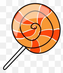 Lollipop Candy Sweet Stripes Treats - Candy Halloween Clip Art Emoji,Yummy Emoticon