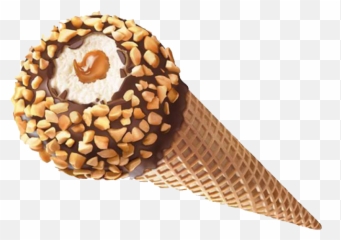 Im Just Here For The Ice Cream - Drumstick Cone Caramel Emoji