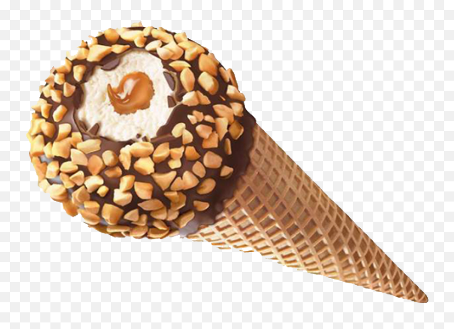 Im Just Here For The Ice Cream - Drumstick Ice Cream Cone Caramel Emoji,Ice Cream Emojis