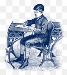 Boy At School - Victorian Schoolroom Clipart Emoji,Rocking Chair Emoji