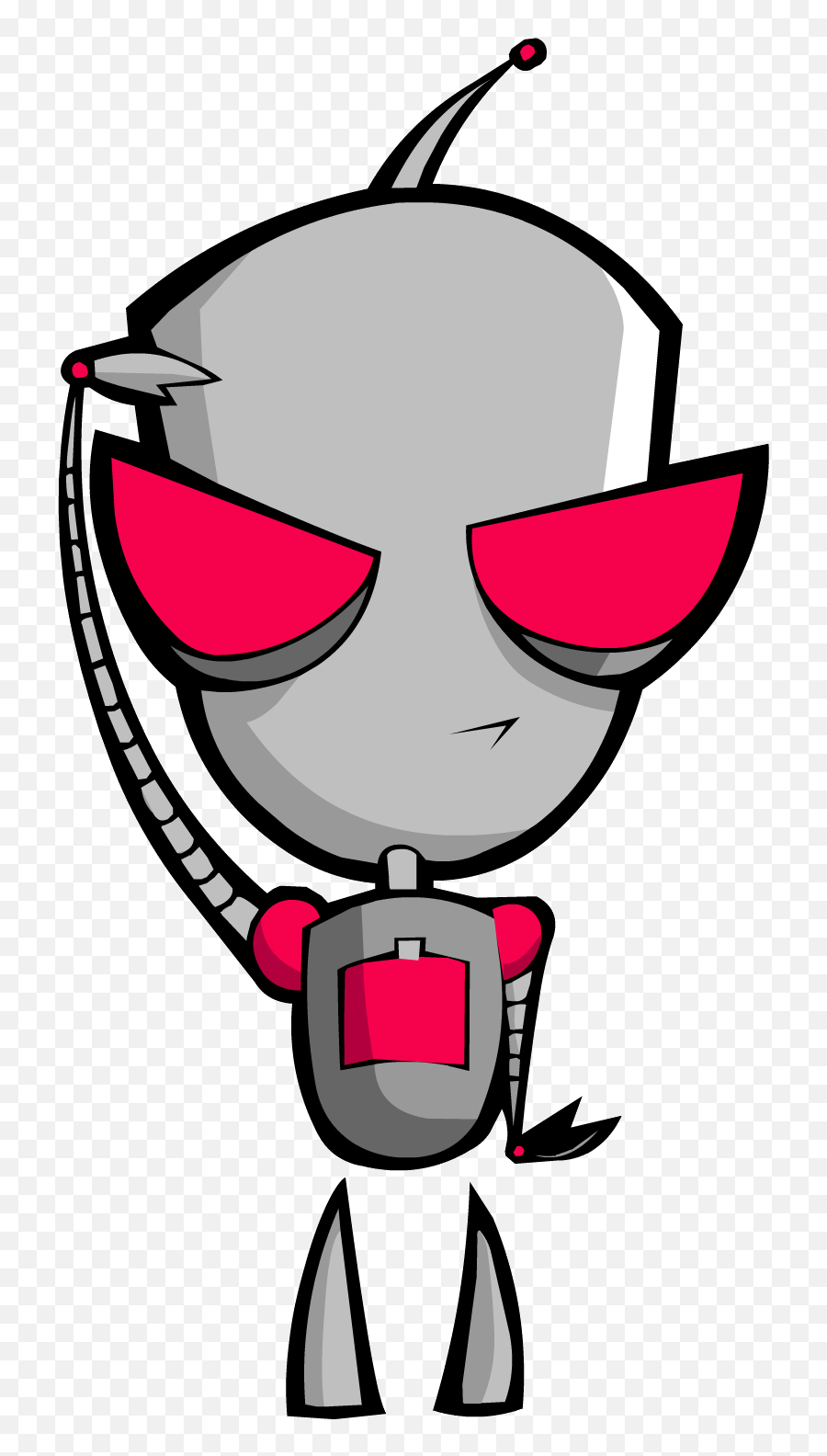 Duty Mode Gir - Evil Gir Invader Zim Emoji,Mongoose Emoji