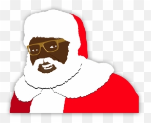 Real Chocolate Santa - Black Claus Png Transparent Emoji