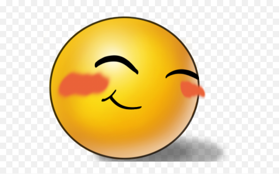 Blushing Emoji Clipart Tranparent - Shy Emoji Faces Blush,Flushed Emoji