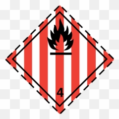 Un Transport Pictogram - Flammable Substance Symbols Emoji