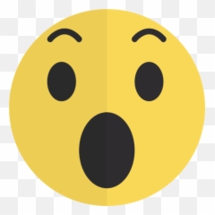 Fb Reactions Png - Facebook Wow Emoji