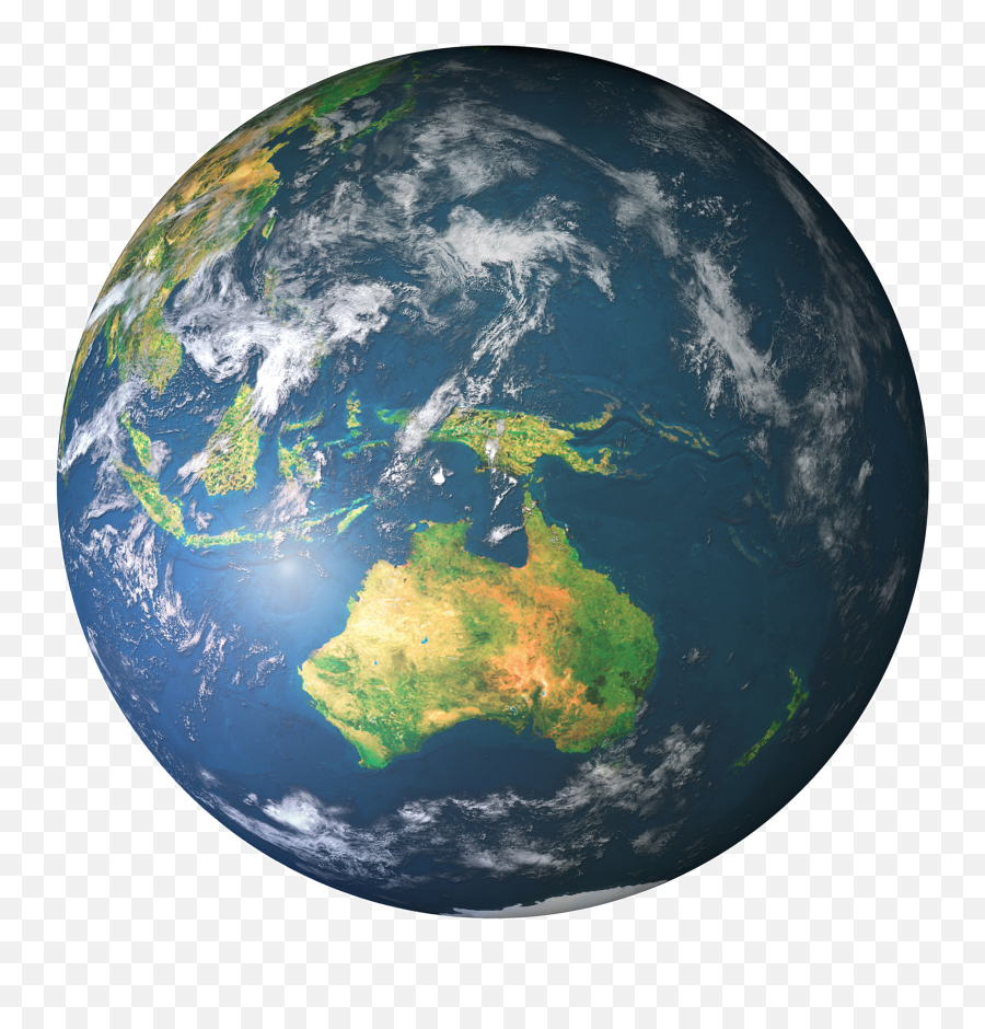 Earth Satellite Download - Blue Earth Australia Top View Png Transparent Background Earth Png Emoji,Earth Emoji