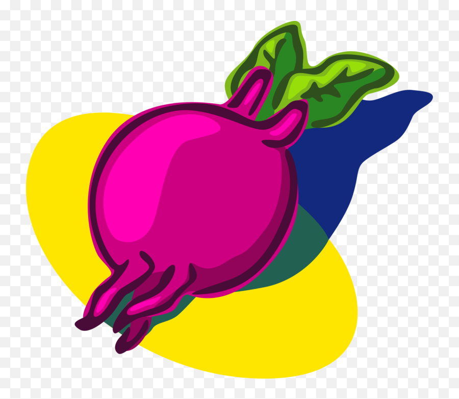 Vector Illustration Of Red Beet Beetroot Or Taproot Clipart - Clip Art Emoji,Beet Emoji