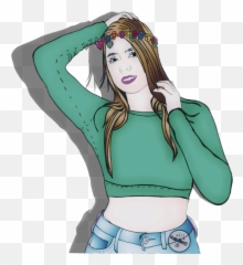 sexy girl smile - Sticker by Sachin268 Illustration Emoji