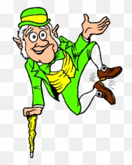 Leprechaun Clipart Gif - Leprechaun Reading A Book Emoji,Irish Dance Emoji