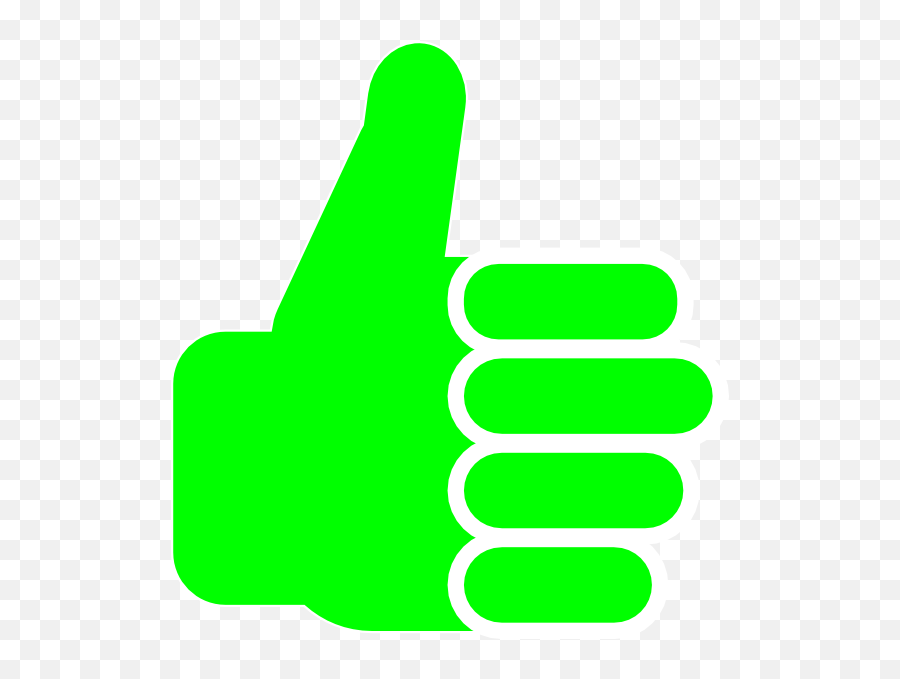 Thumbs Up Clipart Green - Clip Art Thumbs Up Emoji,Green Thumb Emoji