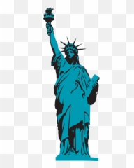 Statue Of Liberty Clipart Png - Statue Of Liberty Graphic Art Emoji,Liberty Emoji