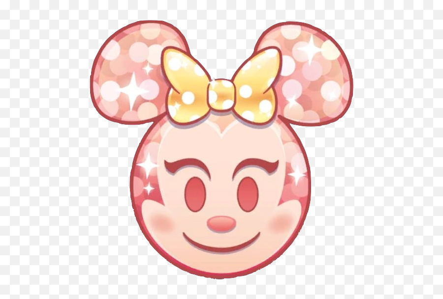 Rose Gold Minnie - Disney Emoji Minnie Mouse Emoji,Rose Gold Emoji