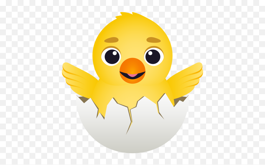 Emoji Hatching Chick In The Egg To - Emoji Pollito,Chick Emoji