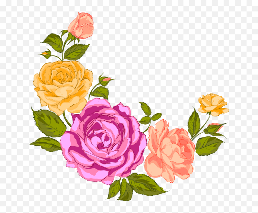Drawing Compositions Flower Vector Transparent Library - Garden Roses Emoji,Dead Flower Emoji