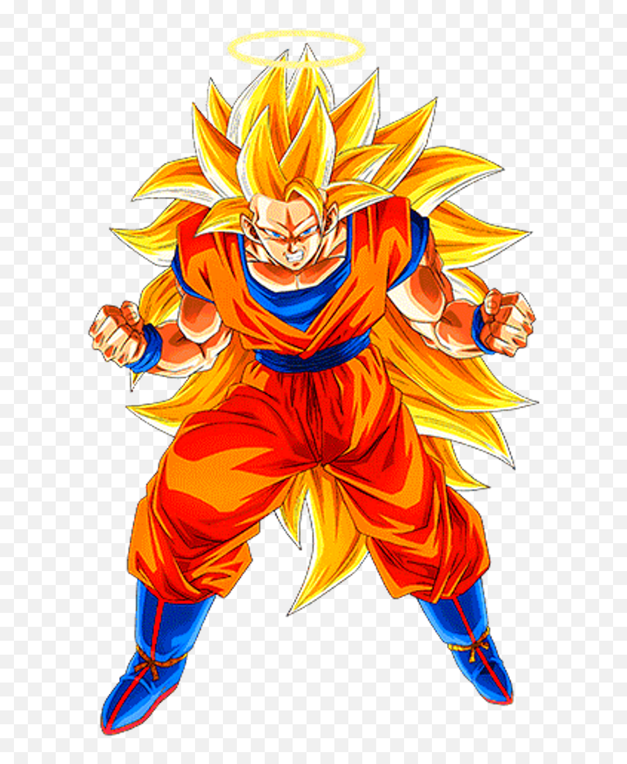 Goku Ssj3 Angry Dbz Dragonballz Sticker - Goku Super Saiyan 3 Dibujo Emoji,Goku Emoji