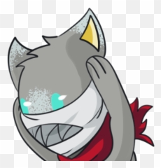 Cute Emoji - Cartoon,Grey Cat Emoji