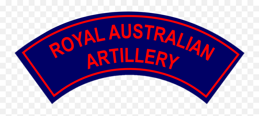 Royal Australian Artillery Battledress Flash Border No - Circle Emoji,B Emoji No Background