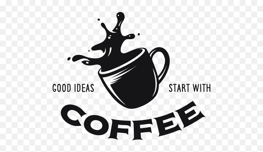 Good Ideas Start With Coffee Sticker - Illustration Emoji,Ethiopian Flag Emoji