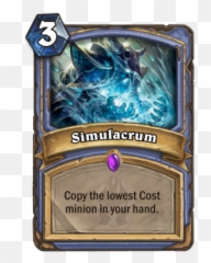Obsidian Statue And Simulacrum Reveals - Simulacrum Hearthstone Emoji,Shark Emoji Copy And Paste