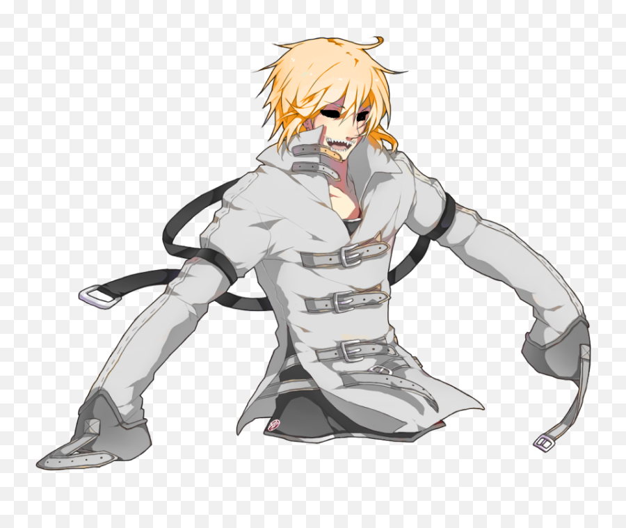 Drawing Fear Anime Picture - Anime Guy In Straight Jacket Emoji,Straight Jacket Emoji