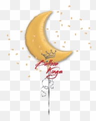 Gold Moon - Illustration Emoji,To The Moon And Back Emoji