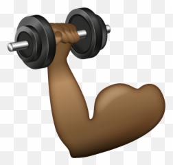 Emoji - Dumbbell Emoji,Flex Emoji