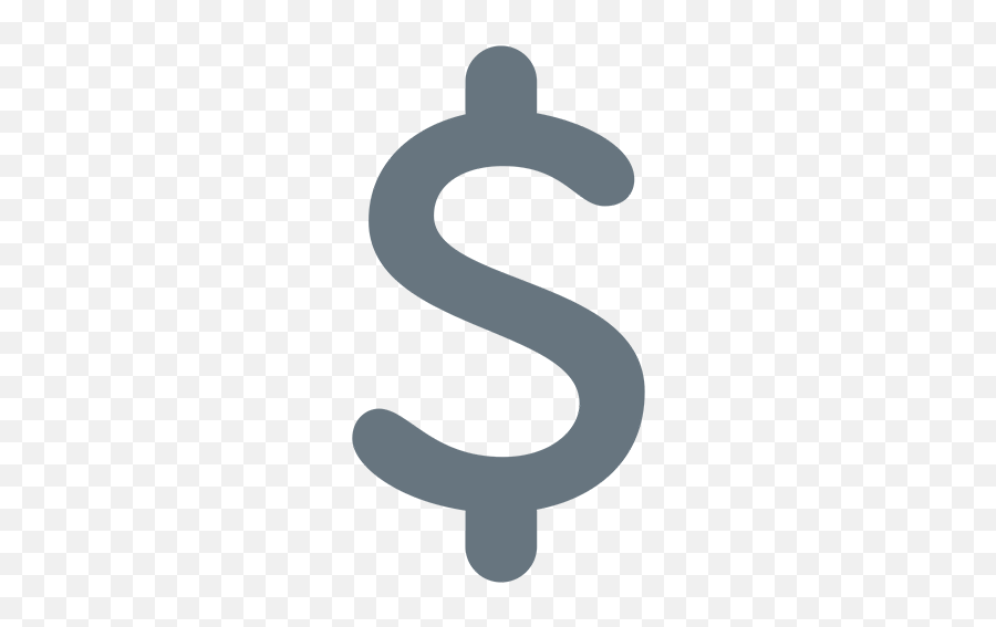 Heavy Dollar Sign Emoji For Facebook - Dollar,Dollars Emoji