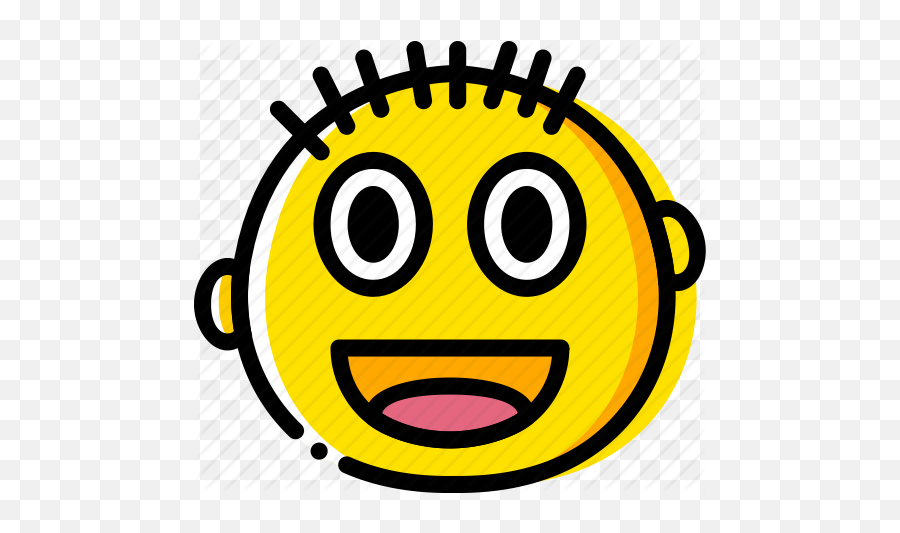 Emoji Emoticon Face Happy Very Icon - Symbols For Scared,Very Happy Emoticons