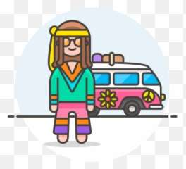 Hippie Icons At Getdrawings - Emoji