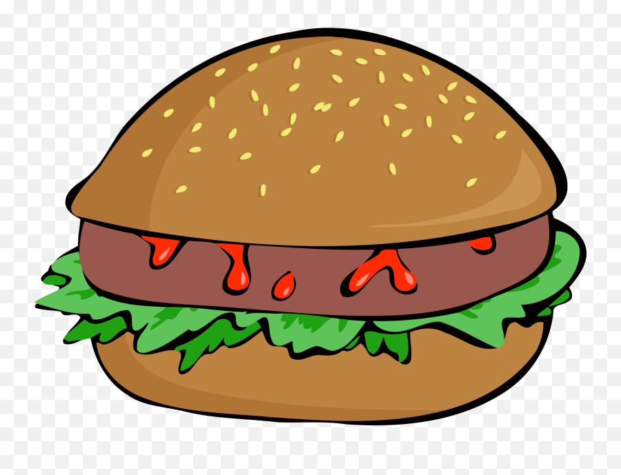 Cartoon Burger Png Picture - Cheeseburger Emoji,Burger Emoticon
