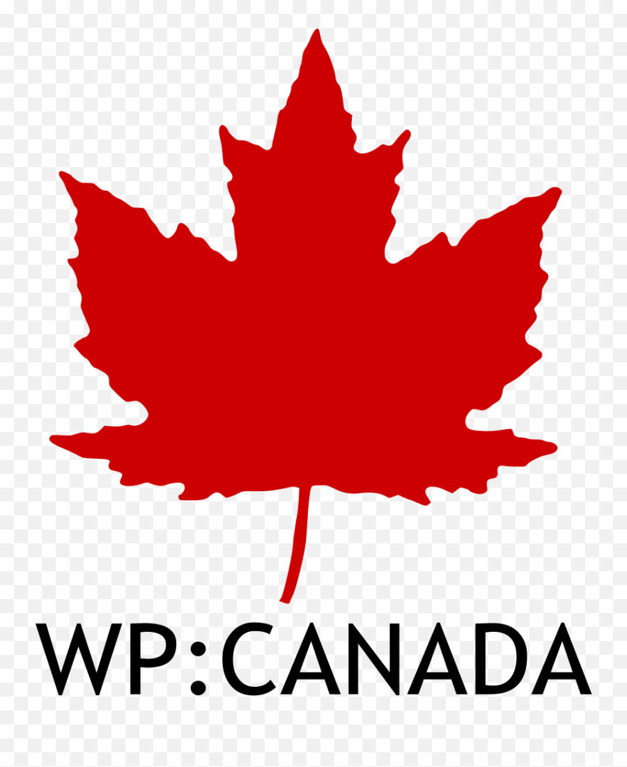 Canadian Wikipedians Notice 18 - Canadian Maple Leaf Red Transparent Background Emoji,Poorly Drawn Thinking Emoji