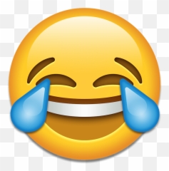 Face With Tears Of Joy Emoji Transparent Png - Translucent Laugh Emoji Png,Emojis