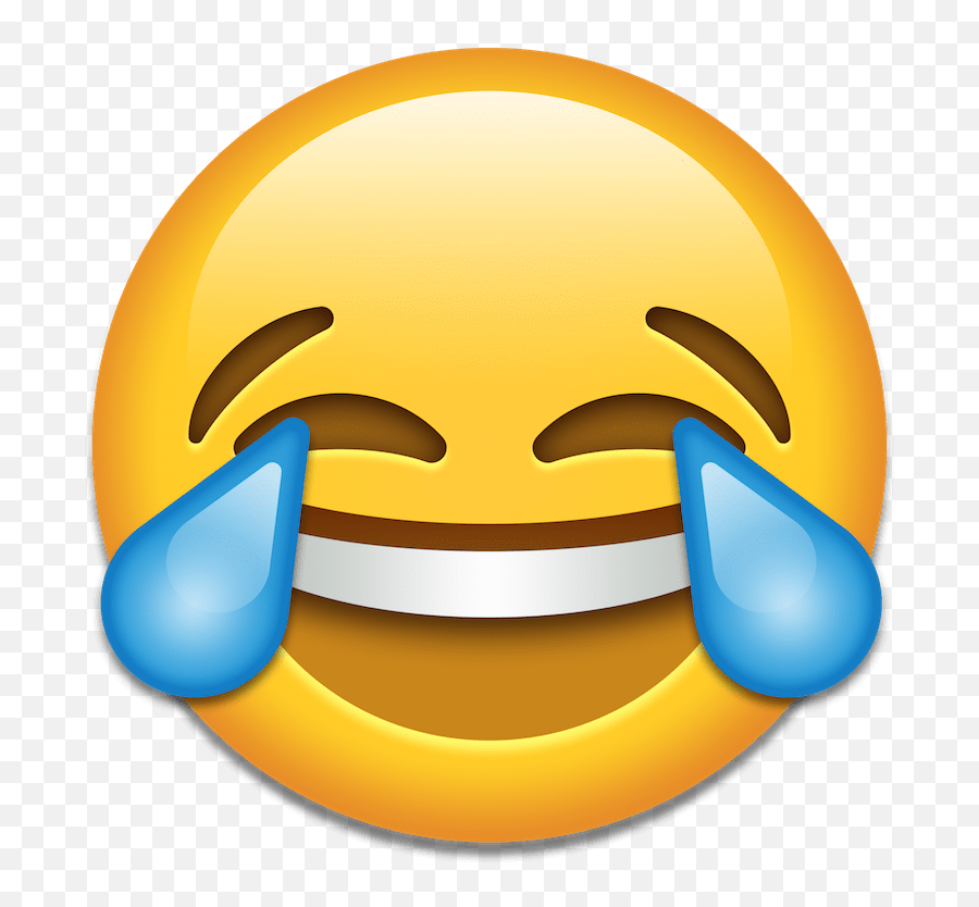 Face With Tears Of Joy Emoji Transparent Png - Translucent Laugh Emoji Png,Emojis