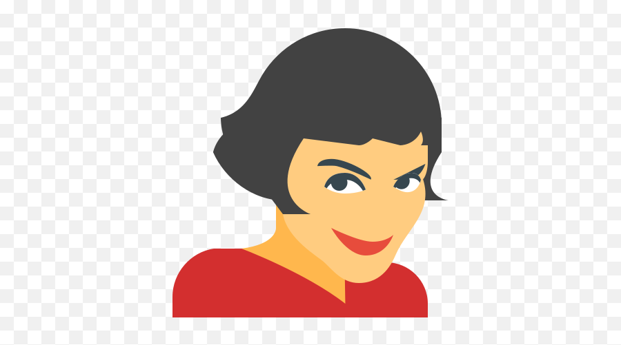 Amelie Poulain Icon - Free Download Png And Vector Amelie Png Emoji,Skeptical Emoji