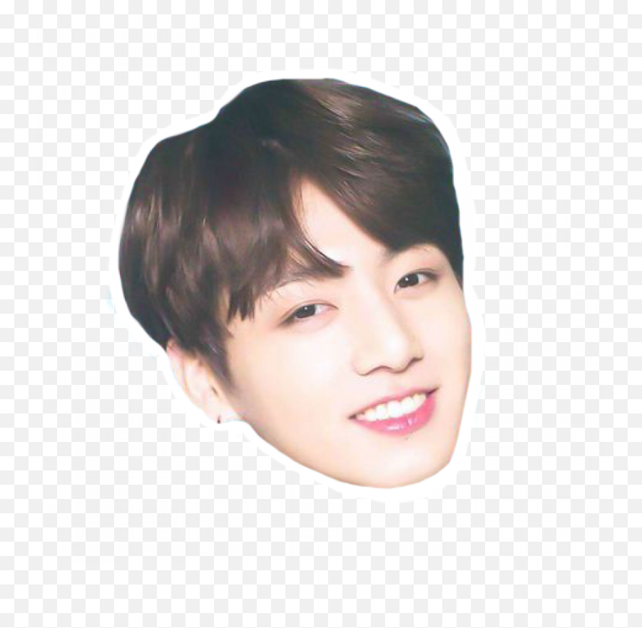 Pin Oleh Athana Sia Di Sticker Bts Stiker Bts Ide - Bts Jungkook Head Png Emoji,Bts Emoji