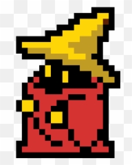 Final Fantasy Black Mage Pixel Art Maker - 8 Bit Emoji